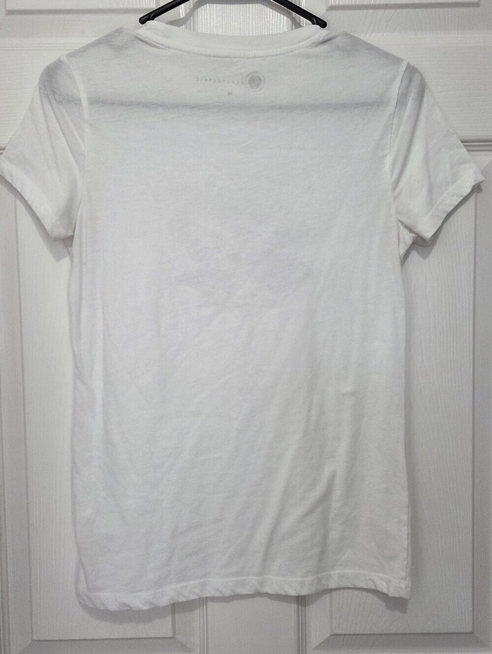 Aéropostale White Tee with Rose Gold Butterfly Foil Graphic Size Medium - Picture 6 of 7